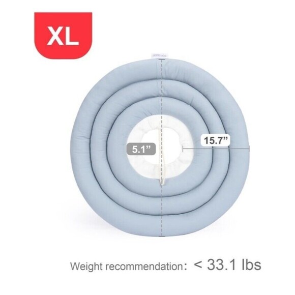 Dog Cones Small Dogs Comfortable Adjustable Soft Dog Cone After Surgery - Picture 3 of 7